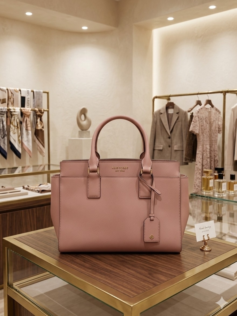 kate spade Blush Pink Leather Satchel - Picture 3 of 16